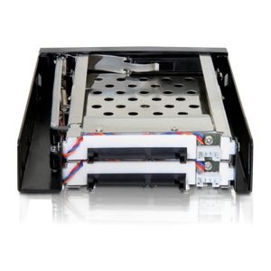 DeLOCK 3.5" Mobile Rack voor 2x 2.5" SATA wisselframe Hot Swap