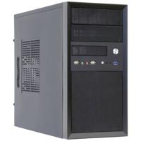 Chieftec Mesh Series CT-01B-350GPB Mini-tower PC-behuizing Zwart - thumbnail