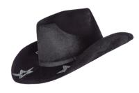 Cowboy hoed sterren zwart