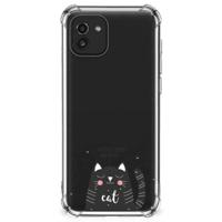 Samsung Galaxy A03 Stevig | Bumper Hoesje | Cat Good Day