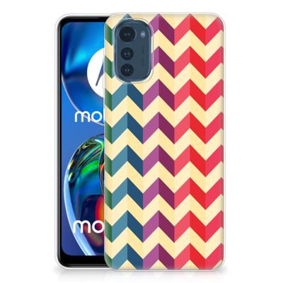 Motorola Moto E32/E32s | TPU bumper | Zigzag Multi Color Motorola Moto E32/E32s | TPU bumper | Zigzag Multi Color