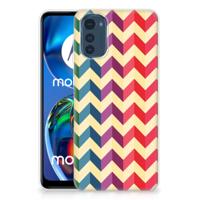 Motorola Moto E32/E32s | TPU bumper | Zigzag Multi Color
