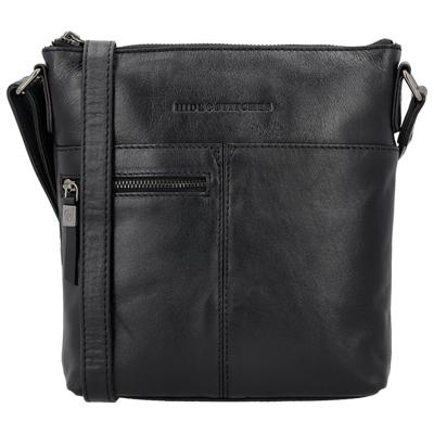 Hide & Stitches Schoudertas Porto Zwart