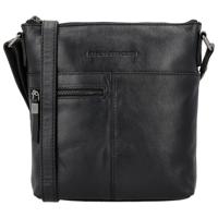 Hide & Stitches Schoudertas Porto Zwart