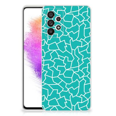 Samsung Galaxy A73 5G | Hoesje maken | Cracks Blue