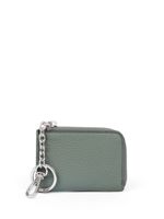 Maison Margiela portefeuille en cuir à fermeture zippée - Vert