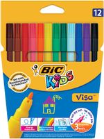 BIC Kids Visa viltstift Fijn Meerkleurig 12 stuk(s)