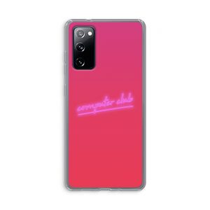 Vice Glow: Samsung Galaxy S20 FE / S20 FE 5G Transparant Hoesje