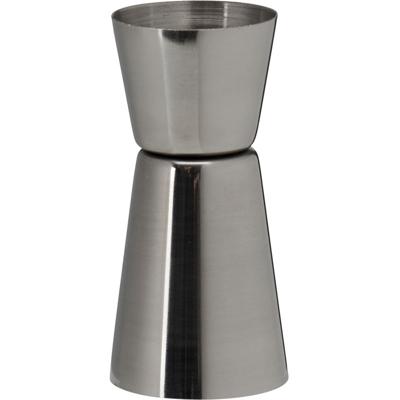 Cocktail/bar maatje - 2-in-1 - RVS - 22/45 ml - jigger maatbeker - Cocktails maken