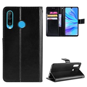 Honor 20 Lite Wallet Case met standaardfunctie - Zwart