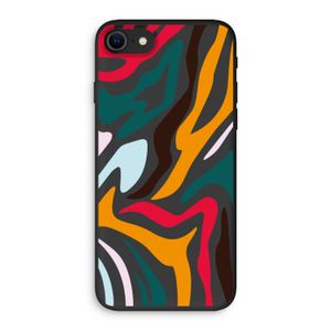 Colored Zebra: iPhone SE 2020 Biologisch afbreekbaar hoesje