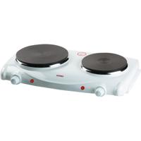Domo elektrische kookplaat, 1000-1500W, wit