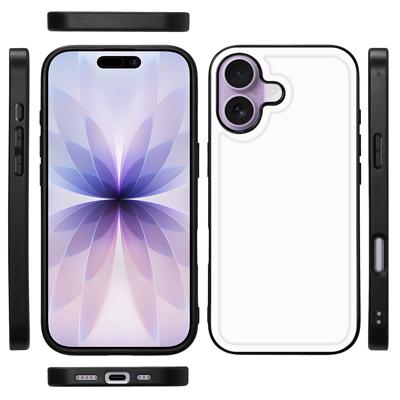 iPhone 17 Back Cover - Wit Zwart iPhone 17 Back Cover - Wit Zwart