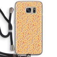 Camouflage: Samsung Galaxy S7 Transparant Hoesje met koord