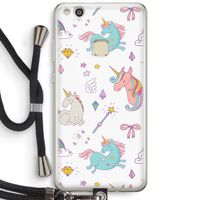 Fantasiewereld: Huawei Ascend P10 Lite Transparant Hoesje met koord
