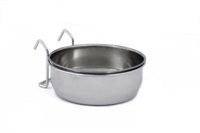 Beeztees Beeztees CoopCup Inox+Houder Hondenvoerbak 0,9L 15cm