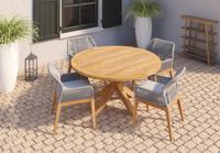 Teak tuintafel rond Tuindeco - Tuindeco
