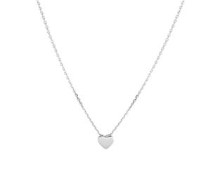 Ketting Hartje zilver 1,1 mm 41 + 4 cm
