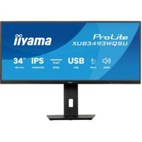 Iiyama ProLite XUB3493WQSU-B6 34 UltraWide Quad HD 120Hz IPS Monitor