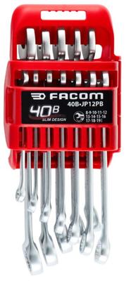 Facom start set ringsteeksleutels 40b houder 12-delig - 40B.JP12PB