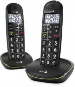 Doro PhoneEasy 110 DECT-telefoon Nummerherkenning Zwart