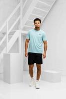 Under Armour Tech Textured Woven Zomerset Heren Lichtblauw/Zwart - Maat M - Kleur: LichtblauwZwart | Soccerfanshop