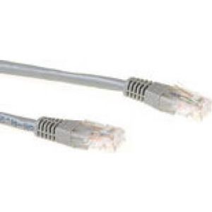 ACT Grijze 5 meter LSZH U/UTP CAT6 patchkabel met RJ45 connectoren