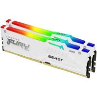 DDR5-geheugen - KINGSTON - FURY Beast White RGB EXPO - 32 GB (2 x 16 GB) - 6000 Mhz - CL30 - thumbnail