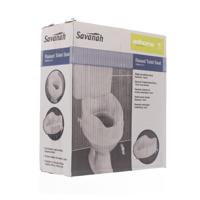 Toilethoger Savanah 10cm Wit Homecraft - thumbnail