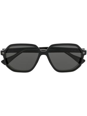 Snob Bril met geometrisch montuur - Zwart