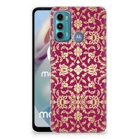 Siliconen Hoesje Motorola Moto G60 Barok Pink