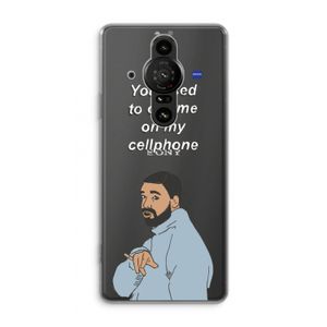 Hotline bling: Sony Xperia Pro-I Transparant Hoesje