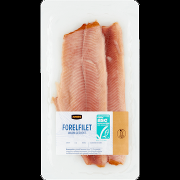 Jumbo Forelfilet Warm Gerookt ca. 125 g