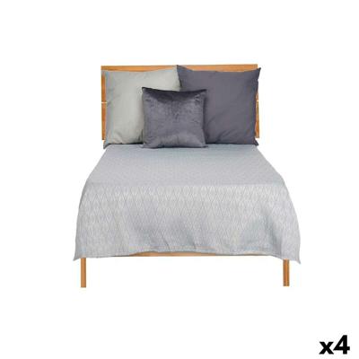 Sprei Gift Decor ALFA 14 - 180 ALFA 14 - 180 Grijs 180 x 260 cm Ruiten (4 Stuks)