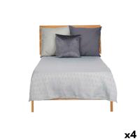 Sprei Gift Decor ALFA 14 - 180 ALFA 14 - 180 Grijs 180 x 260 cm Ruiten (4 Stuks)