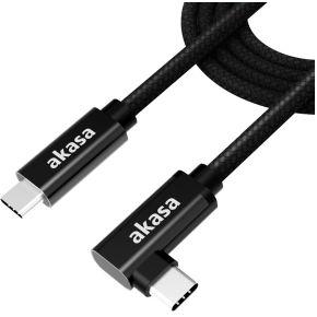 Akasa AK-CBUB66-20BK USB-kabel 2 m USB C Zwart