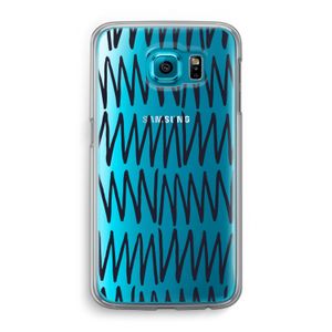 Marrakech Zigzag: Samsung Galaxy S6 Transparant Hoesje