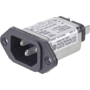 TE Connectivity 6609006-1 6609006-1 Netfilter Met IEC-connector 250 V/AC 1 A 10 mH 1 stuk(s)