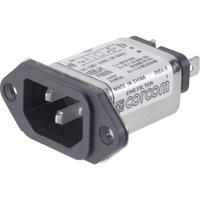 TE Connectivity 6609006-1 6609006-1 Netfilter Met IEC-connector 250 V/AC 1 A 10 mH 1 stuk(s) - thumbnail