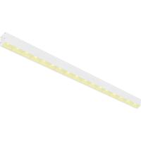 Lineaire LED Hanglamp - Lijnverlichting - Kozolux Tina - 40W 4600lm - Warm Wit 3000K - 120cm - Wit