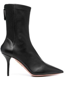 Aquazzura bottes Saint Honore 85 en cuir - Noir