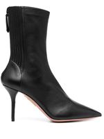 Aquazzura bottes Saint Honore 85 en cuir - Noir - thumbnail