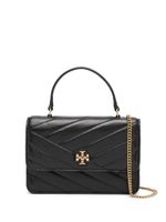 Tory Burch mini sac porté épaule Kira Chevron Chain - Noir