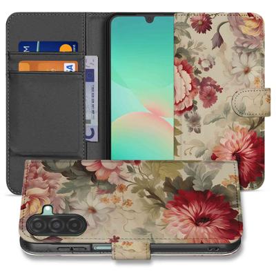 Samsung Galaxy A26 Bloemen | Book Case |