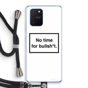 No time: Samsung Galaxy Note 10 Lite Transparant Hoesje met koord