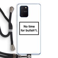 No time: Samsung Galaxy Note 10 Lite Transparant Hoesje met koord