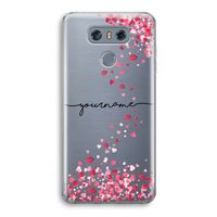 Hartjes en kusjes: LG G6 Transparant Hoesje