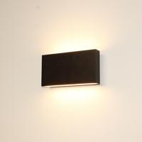 Wandlamp Artdelight BOX 2 Lichts LED 2700K Dimbaar Zwart