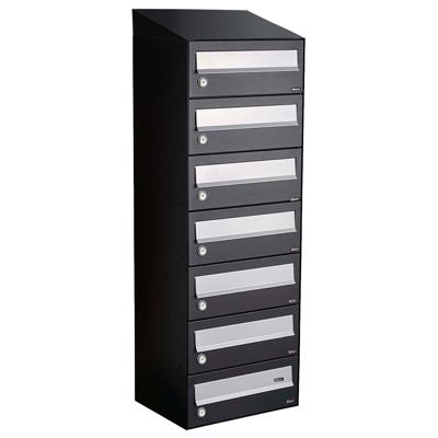 Allux Hive Set 1-Breed, 7-Hoog Met Dak Zwart - 40030070_1x7d