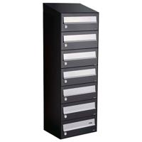 Allux Hive Set 1-Breed, 7-Hoog Met Dak Zwart - 40030070_1x7d